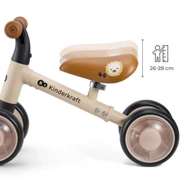 Фото - Біговел Kinderkraft Cutie Flash Beige (KRCUFL00BEG0000)
